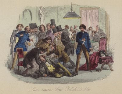 Ilustración para Lewis Arundel o El ferrocarril de la vida de Frank E Smedley de after Hablot Knight Browne