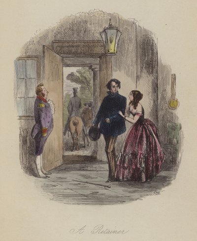 Ilustración para Lewis Arundel o El ferrocarril de la vida de Frank E Smedley de after Hablot Knight Browne