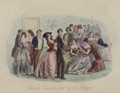 Ilustración de Lewis Arundel o El Ferrocarril de la Vida de Frank E Smedley de after Hablot Knight Browne