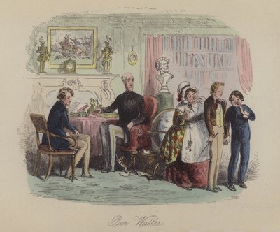 Ilustración de Lewis Arundel o El Ferrocarril de la Vida de Frank E Smedley de after Hablot Knight Browne