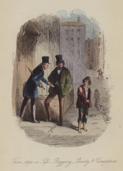 Ilustración de Lewis Arundel o El Ferrocarril de la Vida de Frank E Smedley de after Hablot Knight Browne