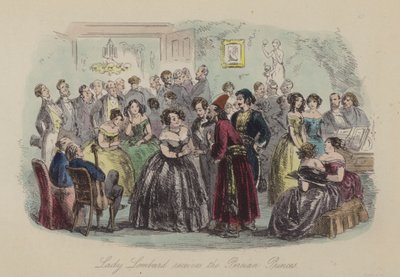 Ilustración de Lewis Arundel o El Ferrocarril de la Vida de Frank E Smedley de after Hablot Knight Browne