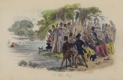 Ilustración de Lewis Arundel o El Ferrocarril de la Vida por Frank E Smedley de after Hablot Knight Browne