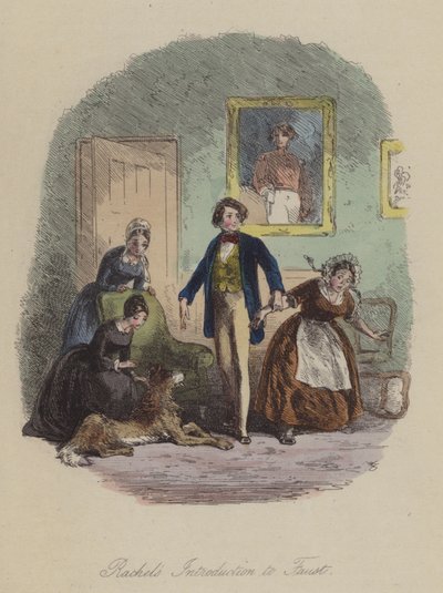 Ilustración de Lewis Arundel o El Ferrocarril de la Vida por Frank E Smedley de after Hablot Knight Browne
