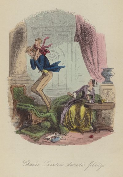 Ilustración de Lewis Arundel o El Ferrocarril de la Vida de Frank E Smedley de after Hablot Knight Browne