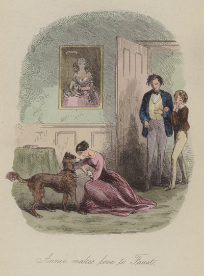 Ilustración de Lewis Arundel o El Ferrocarril de la Vida de Frank E Smedley de after Hablot Knight Browne