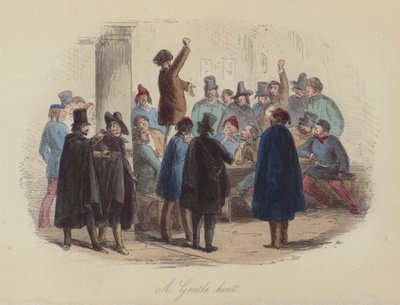 Ilustración de Lewis Arundel o El Ferrocarril de la Vida por Frank E Smedley de after Hablot Knight Browne