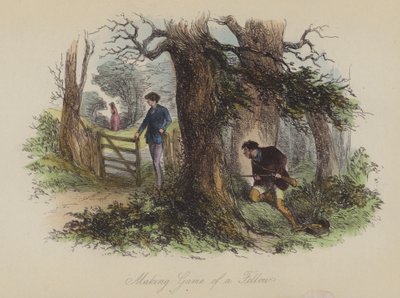 Ilustración de Lewis Arundel o El Ferrocarril de la Vida por Frank E Smedley de after Hablot Knight Browne