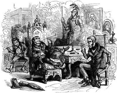 La tienda de antigüedades de Charles Dickens de Hablot Knight Browne