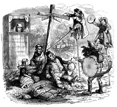 La tienda de antigüedades de Charles Dickens de Hablot Knight Browne