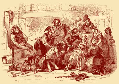 La tienda de antigüedades de Charles Dickens de Hablot Knight Browne