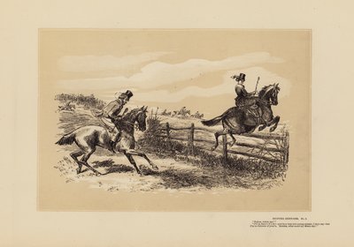 Bocetos de caza, nº 3, Sigue a mi líder, ¿eh (grabado) de Hablot Knight (1815 92) Browne