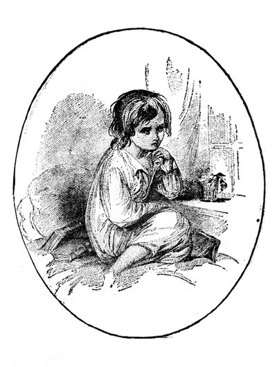 El pequeño Paul de Dombey e hijo de Hablot Knight Browne
