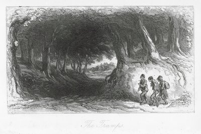 Calles de Londres: Los vagabundos (grabado) de Hablot Knight (1815 92) Browne