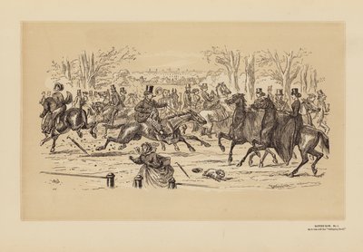 Rotten Row, No 1, As it Was (grabado) de Hablot Knight (1815 92) Browne