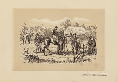 The Tumbletown Steeple-Chase, nº 12, después de la carrera (grabado) de Hablot Knight (1815 92) Browne