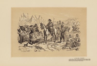 La reunión de Wimbledon, nº 2, Fraternización (grabado) de Hablot Knight (1815 92) Browne