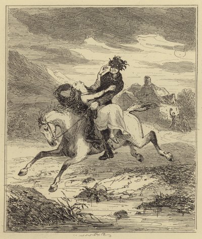 Secuestro de la Srta. Gould de Hablot Knight Browne