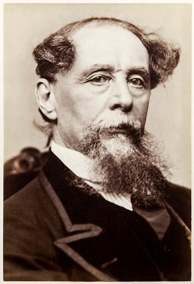Charles Dickens: escritor inglés y novelista popular victoriano de Hablot Knight Browne