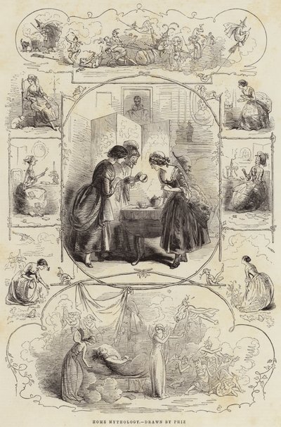 Mitología del hogar de Hablot Knight Browne