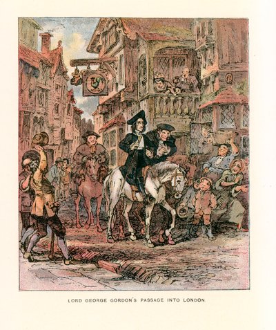 Ilustración para Barnaby Rudge de Hablot Knight Browne