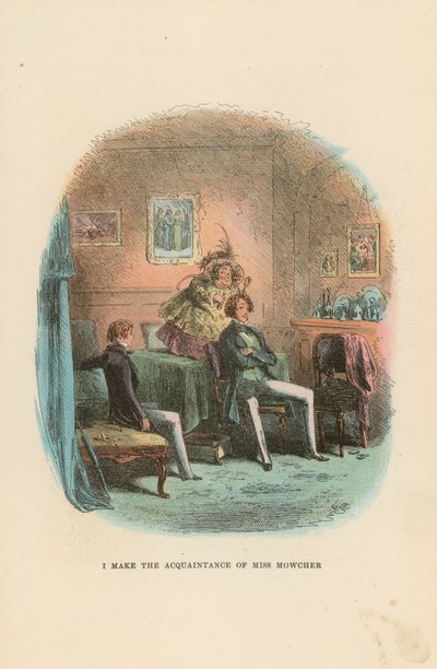 Ilustración para David Copperfield de Hablot Knight Browne