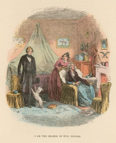 Ilustración para David Copperfield de Hablot Knight Browne