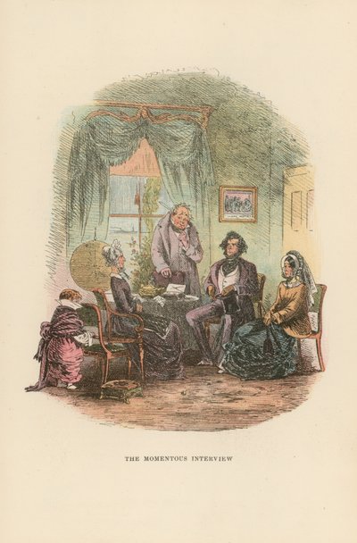 Ilustración para David Copperfield de Hablot Knight Browne