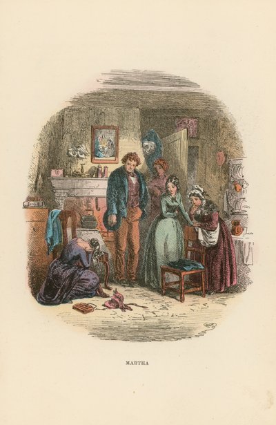 Ilustración para David Copperfield de Hablot Knight Browne