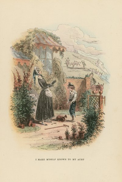 Ilustración para David Copperfield de Hablot Knight Browne