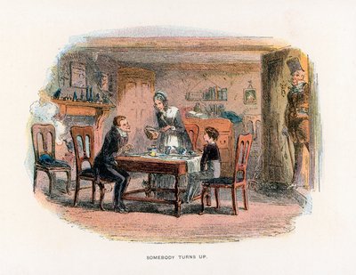 Ilustración para David Copperfield de Hablot Knight Browne
