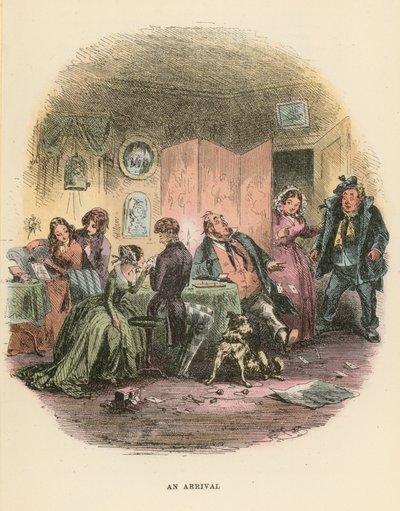 Ilustración para Dombey e hijo de Hablot Knight Browne