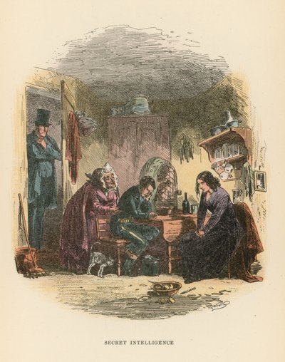 Ilustración para Dombey and Son de Hablot Knight Browne