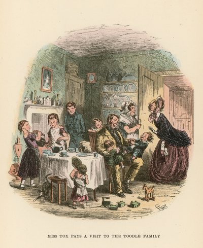 Ilustración para Dombey e hijo de Hablot Knight Browne