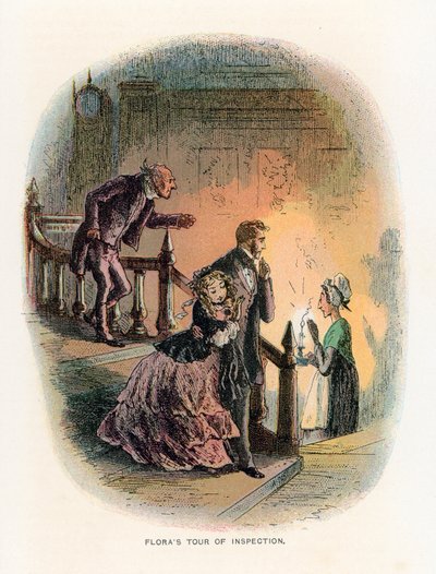 Ilustración para Little Dorrit de Hablot Knight Browne