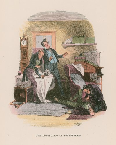 Ilustración para Martin Chuzzlewit de Hablot Knight Browne