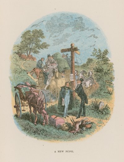 Ilustración para Martin Chuzzlewit de Hablot Knight Browne