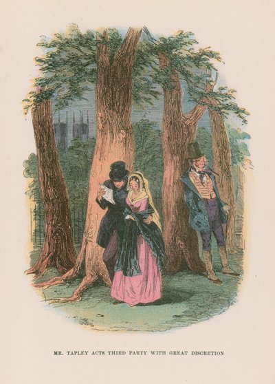 Ilustración para Martin Chuzzlewit de Hablot Knight Browne