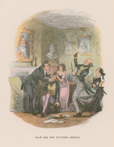Ilustración para Martin Chuzzlewit de Hablot Knight Browne