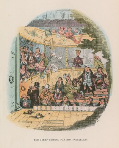 Ilustración para Nicholas Nickleby de Hablot Knight Browne