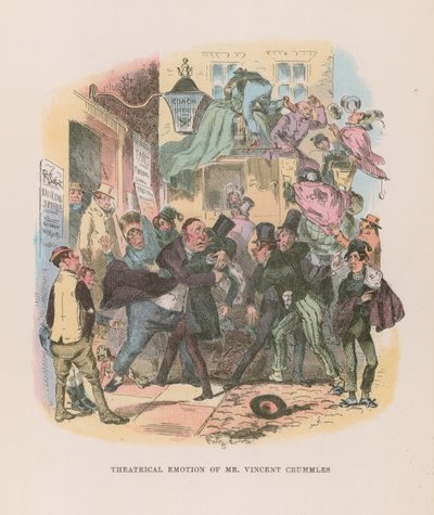 Ilustración para Nicholas Nickleby de Hablot Knight Browne