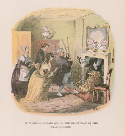 Ilustración para Nicholas Nickleby de Hablot Knight Browne