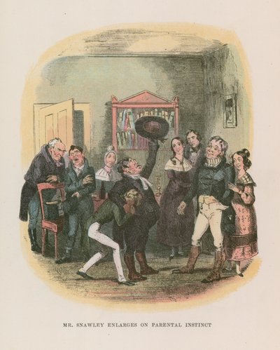 Ilustración para Nicholas Nickleby de Hablot Knight Browne