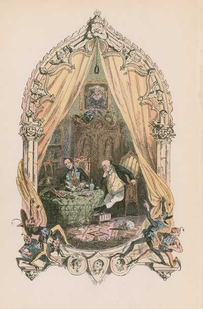 Ilustración para Pickwick Papers de Hablot Knight Browne