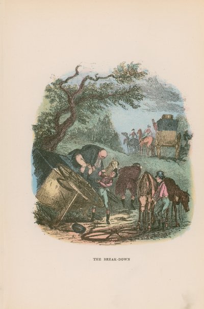 Ilustración para Pickwick Papers de Hablot Knight Browne