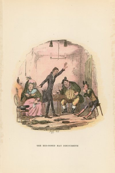 Ilustración para Pickwick Papers de Hablot Knight Browne