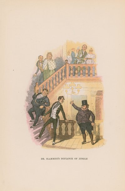 Ilustración para Pickwick Papers de Hablot Knight Browne