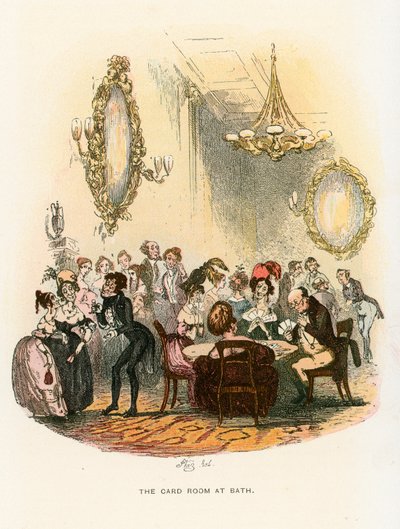 Ilustración para los Papeles de Pickwick de Hablot Knight Browne