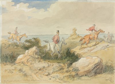 The Pleasures of Hunting de Hablot Knight Browne
