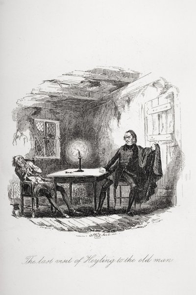 La última visita de Heyling al anciano, ilustración de 
